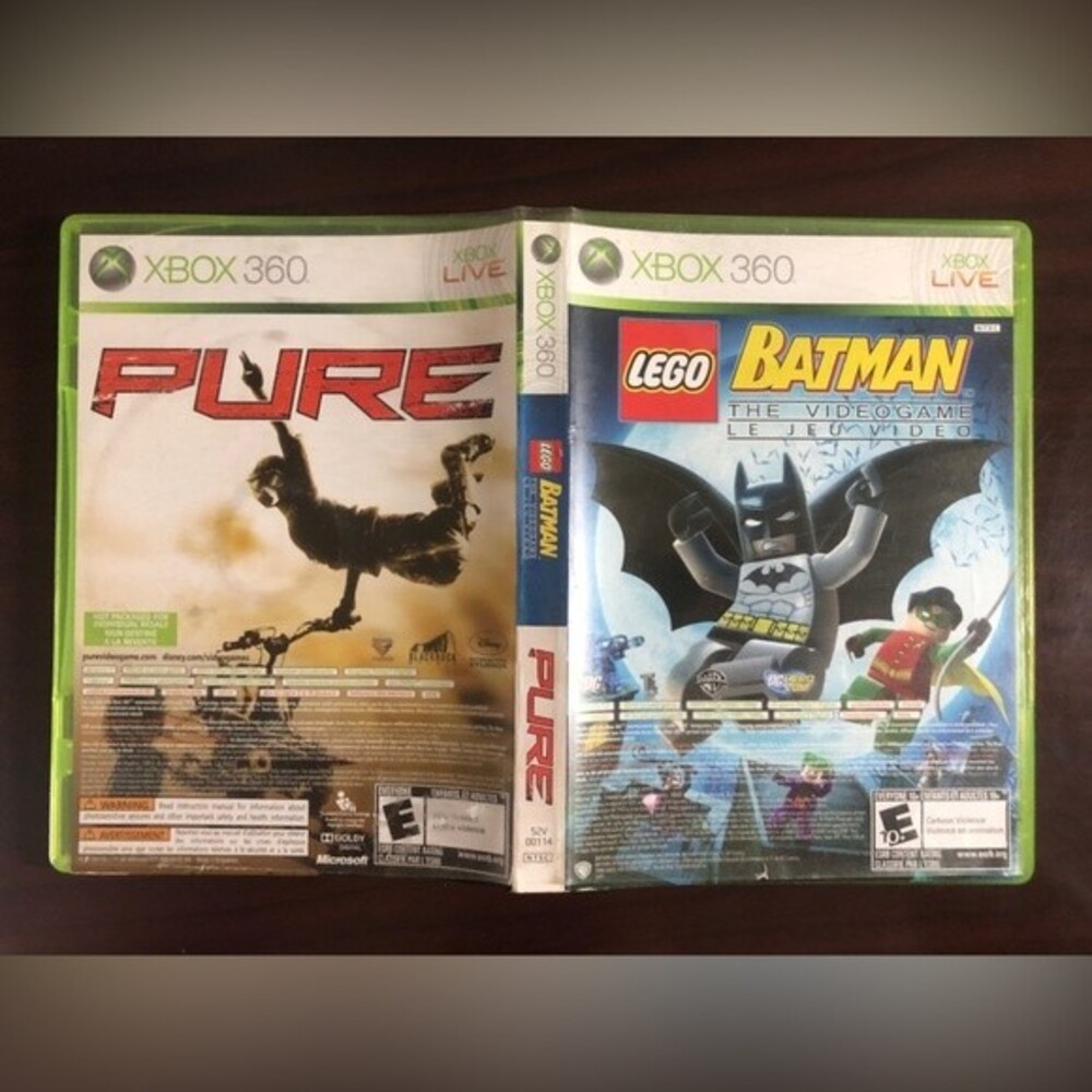LEGO Batman: The Videogame / Pure (Microsoft Xbox 360, 2009) Complete
